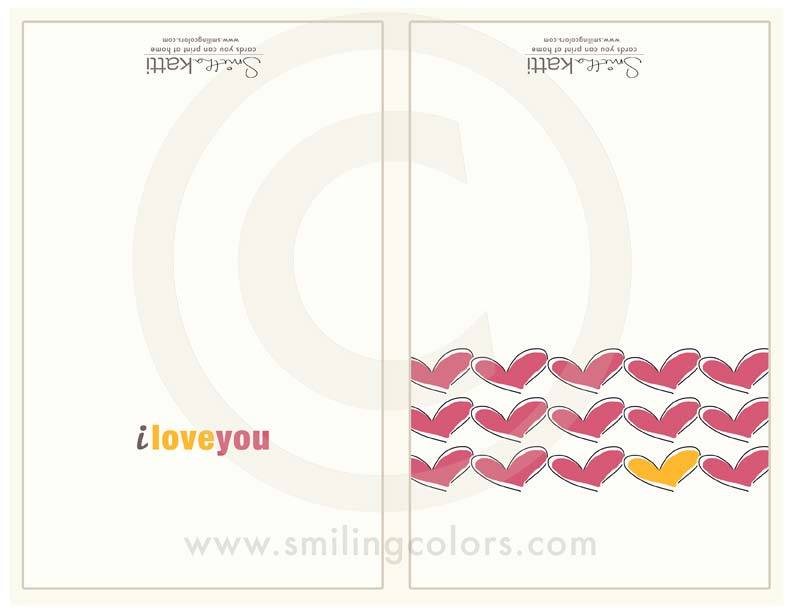 Image of Pink Heart cards