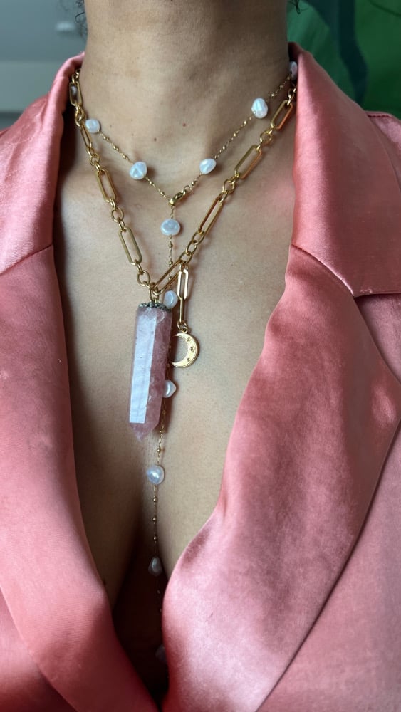 Image of ASHORE • Multiway Pearl Drop Necklace