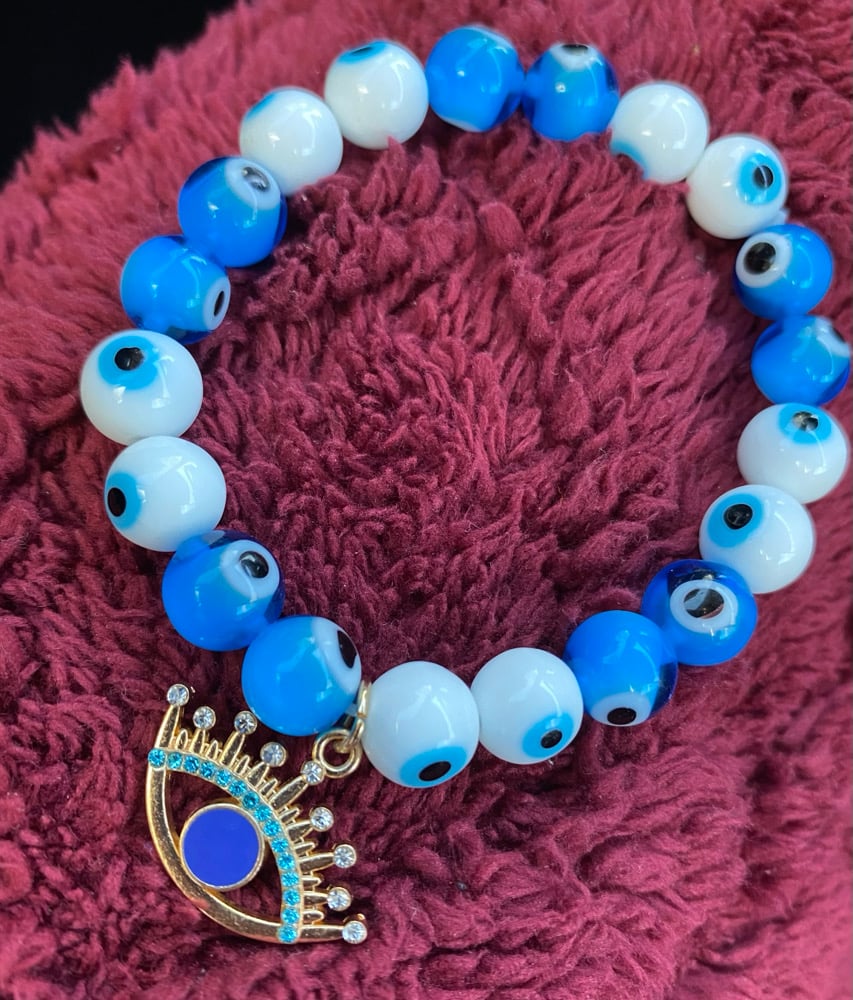 Image of Divine Feminine Evil Eye Bracelet 👑