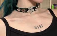 ‘button’ necklace 