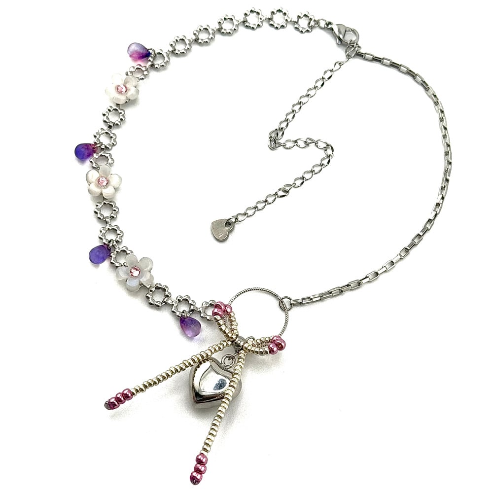 Image of Love Ribbon Necklace