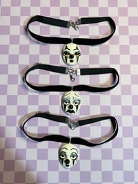 Image 1 of Monochrome velvet chokers