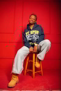 Image 3 of Club ETF navy blue zip-up