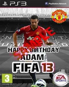 Image of FIFA 13 CUSTOM GAME COVER INLAY PS3