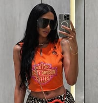 Image 2 of Sunset Distressed Harley Tank (Ready To Ship❗️)