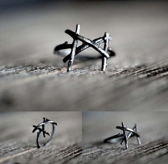MANNAZ rune ring / RedSofa