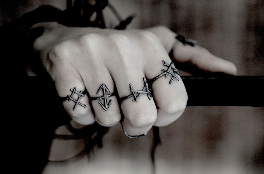 Image of Rune Rings<br>Set of 6