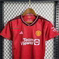 Image 3 of Manchester United 23/24 Home Kids Kit