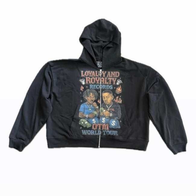 OTM x L&R Cropped Tour Hoodie 