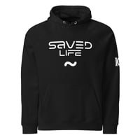 Image 4 of I Can I Am " Saved Life" Unisex eco raglan hoodie