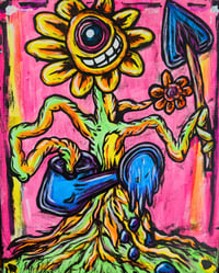 Self Care Plant - 16x20 Original Canvas 