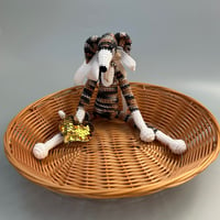 Image 1 of Cocheted Sighthound Ornament #020