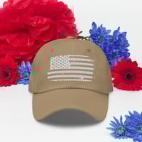 Image 1 of Flag F PTSD 988 Dad hat
