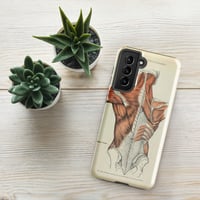 Image 17 of Antique Anatomical Illustration Human Posterior Musculature Tough case for Samsung®