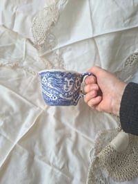 Image 1 of Handmade mug (slip decorated)