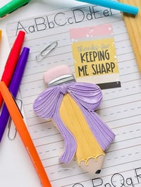 Coquette Pencil Cookie