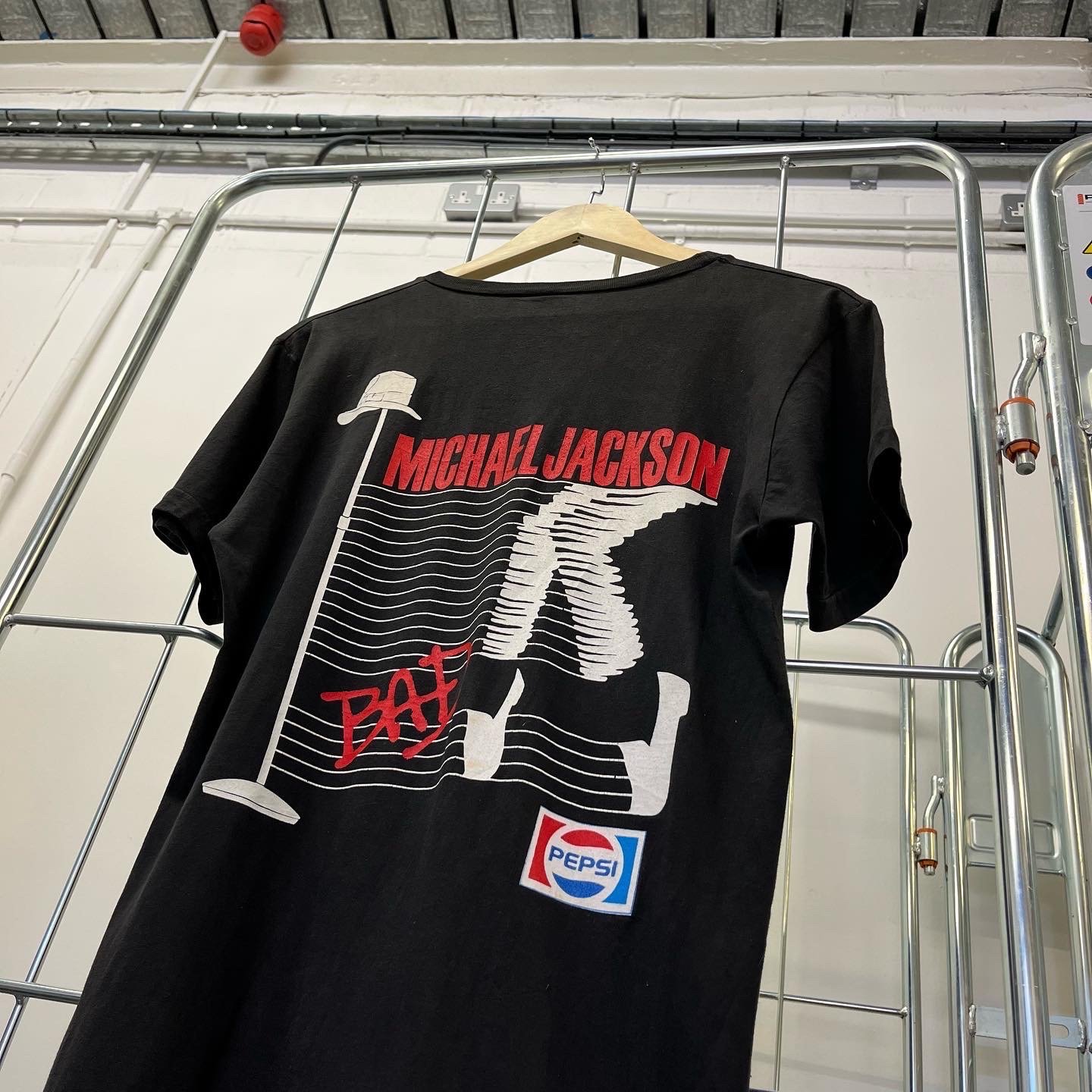Image of 1988 BAD tour T-shirt Michael Jackson size large 