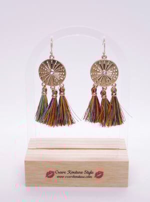 Image of Crave Dream Catcher Tassel Earrings