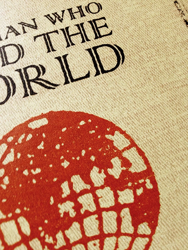 Image of The Man Who Sold The World Screen Print Limited Edition
