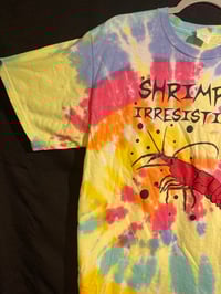 Image 2 of MEDIUM Shrimply Irresistible Tie Dye Shirt 1
