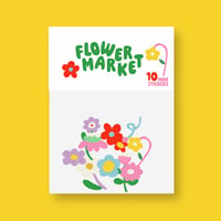 Image 2 of Stickers holographiques Flower Market