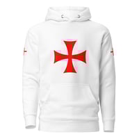 Image 1 of Unisex Hoodie Knights Templar Crusader Cross