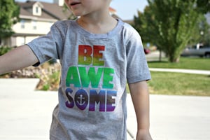 Image of Be Awesome Little Boy T'