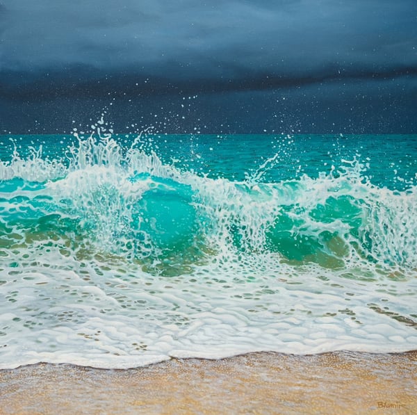 Image of Borve breaker, Harris giclee print