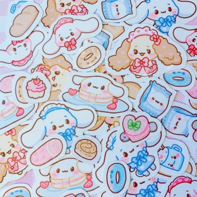 Image of Cinna Cafe Sticker Sheet