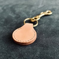 Image 1 of The Round Key Fob - Tan & Tan