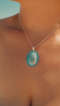Image 1 of Large Turquoise Pendant