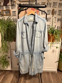  One piece denim jumper