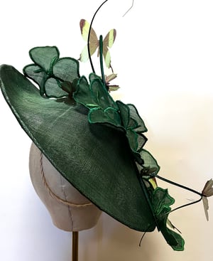 Image of Bottle green (emerald) headpiece