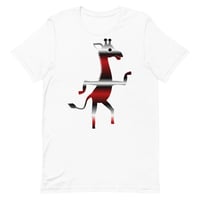 Image 1 of "Walk Like a Giraffe Named Chris" T-Shirt - Red