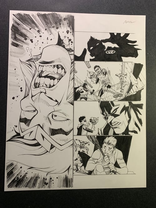 Image of MONKEY PRINCE #2 pg01 original art