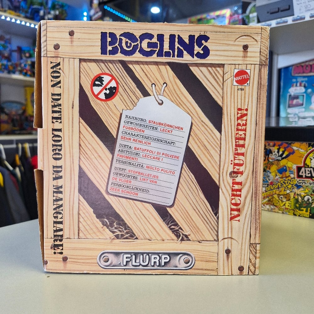 Image of Vintage Boglins Flurp Figure by Mattel 1988 with Original Box