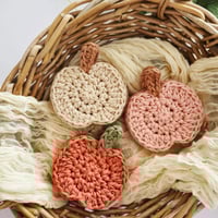 Image 2 of Neutral set of 4 pumpkin coasters