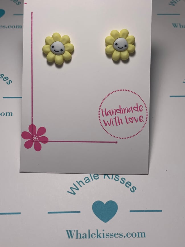 Smiley Flower earrings