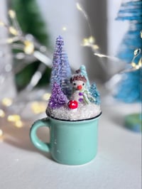 Image 2 of Mini Mug Winter Scene 1 