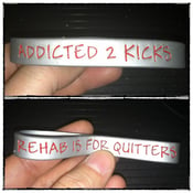 Image of Addicted 2 Kicks Wristband