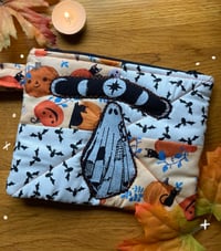 Image 1 of ghostie quilted pouch