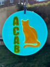 ACAB (yellowish green and blue)