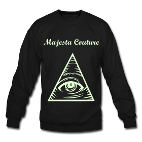 Image of Glow in the dark Majesta Couture Crewneck