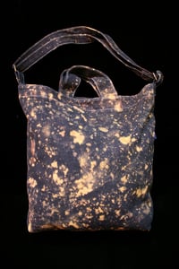 Image of Tote Bag, Black "The Universe is Expanding" Pattern