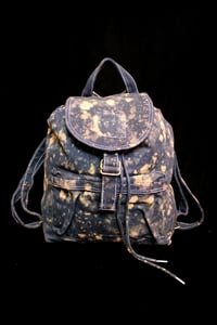 Image of Backpack, Black "The Universe is Expanding" Pattern