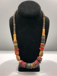 Colorful Wood Necklace
