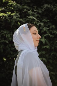 Image 1 of Sacred Heart Veil (White)