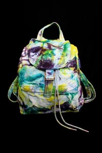 Image of Backpack, Seafoam "Magmatic Earthquake" Pattern