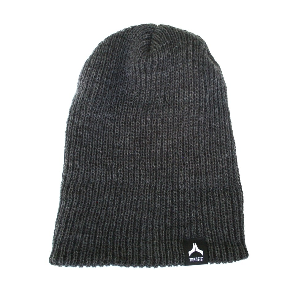 Image of ON SALE - Beanie - Salary Cap / Charcoal -mantis united
