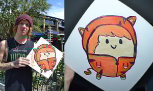 Image of Squishy Alan Painting